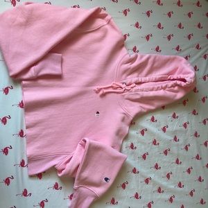 Cropped champion hoodie